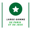 Large gamme de paris et de jeux